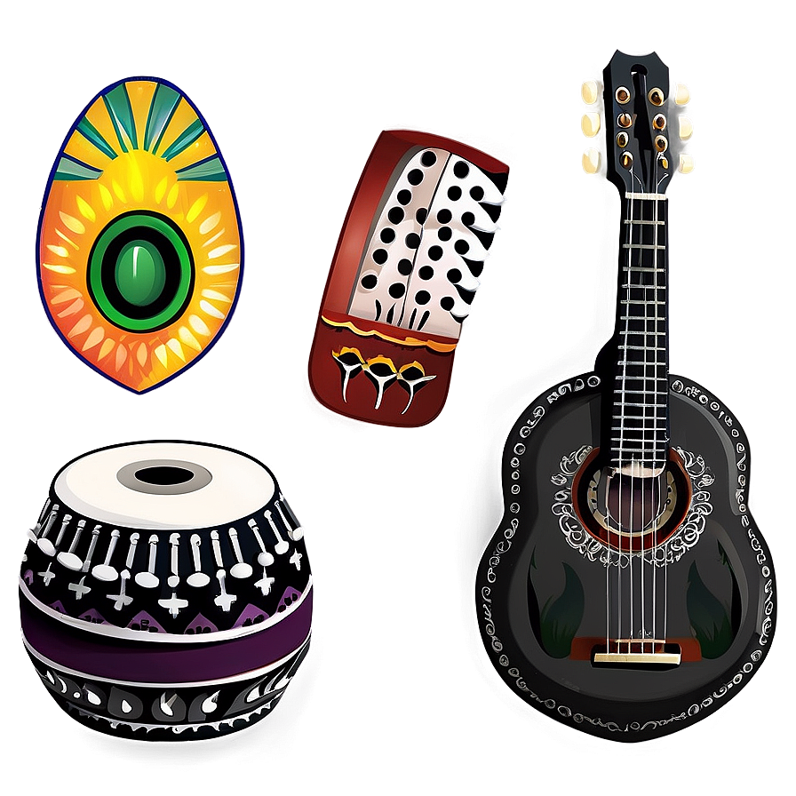 Mexican Music Instruments Png 05212024