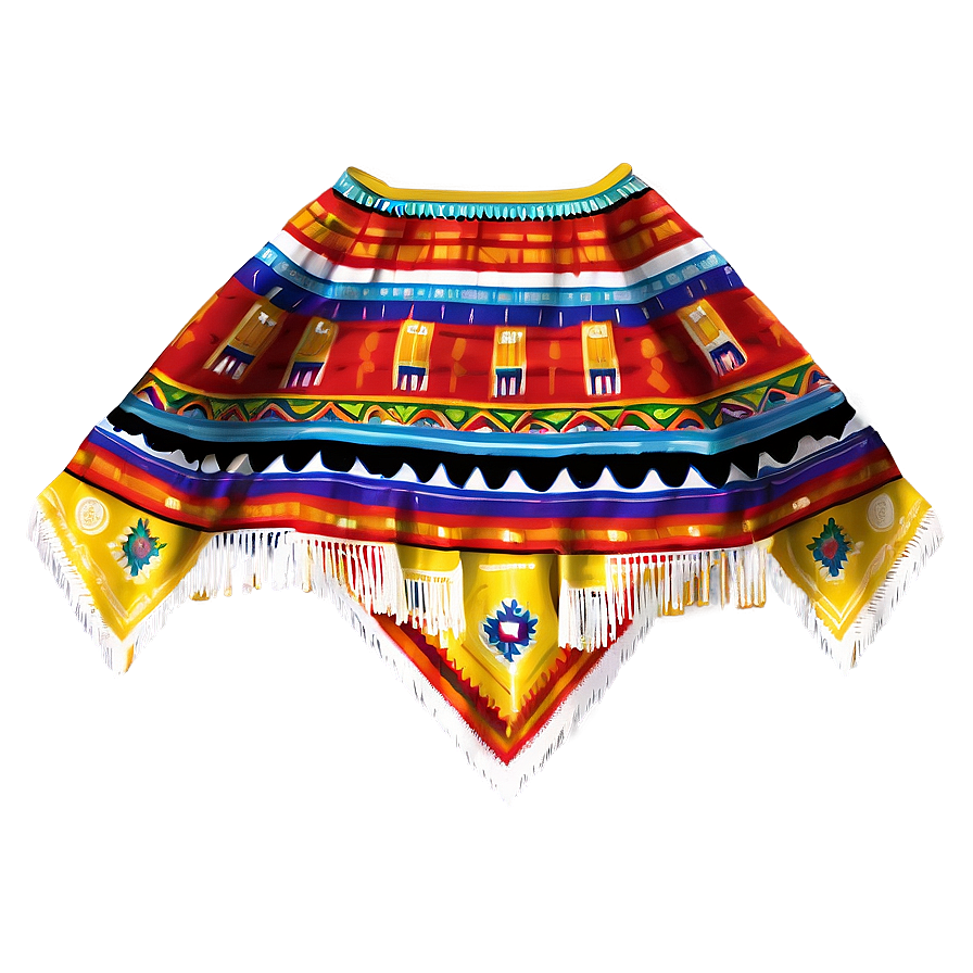 Mexican Poncho Cultural Icon Png 06282024