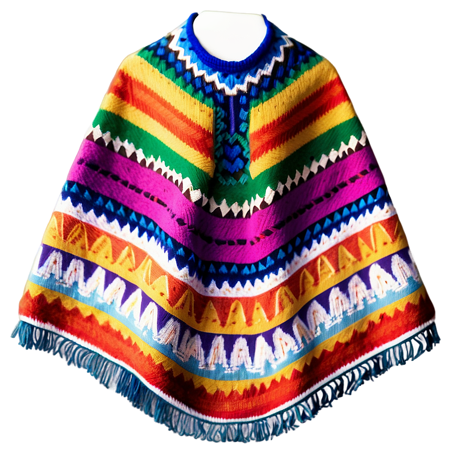 Mexican Poncho For Special Occasions Png 42