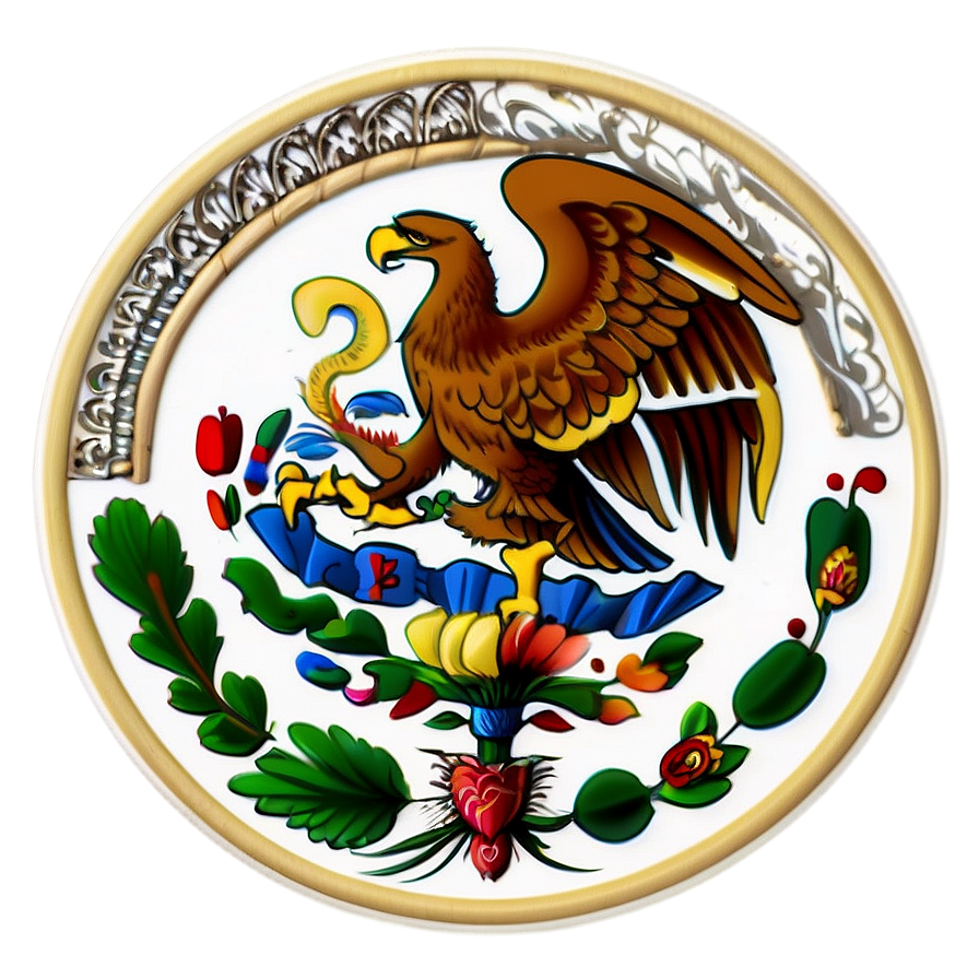 Mexico Eagle Heritage Illustration Png Nvp95