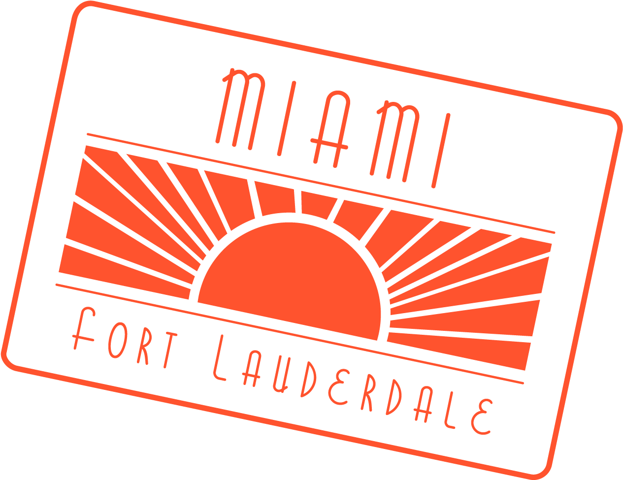 Miami Fort Lauderdale Graphic