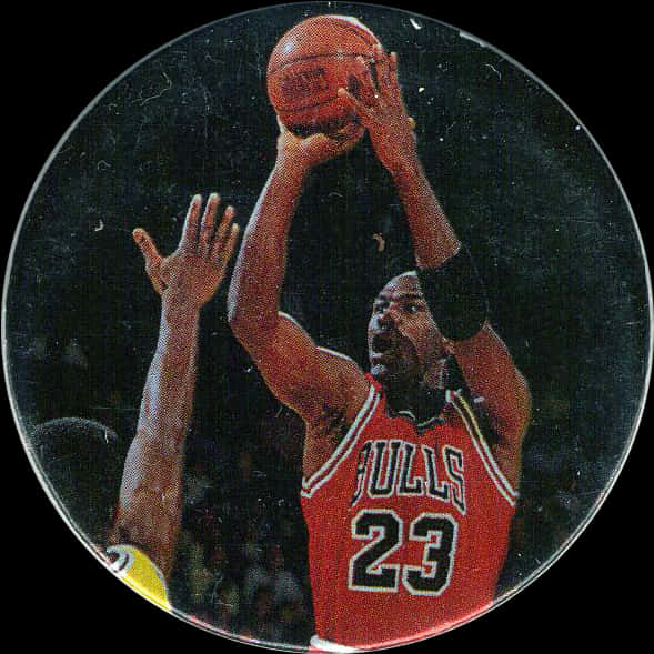 Michael Jordan Basketball Shot