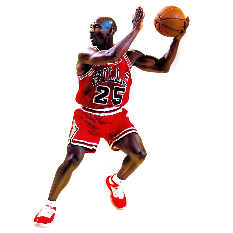 Michael Jordan Record-breaking Performance Png Tfw14
