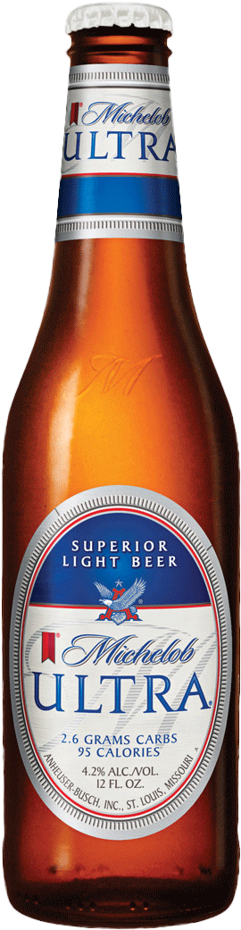 Michelob Ultra Superior Light Beer Bottle