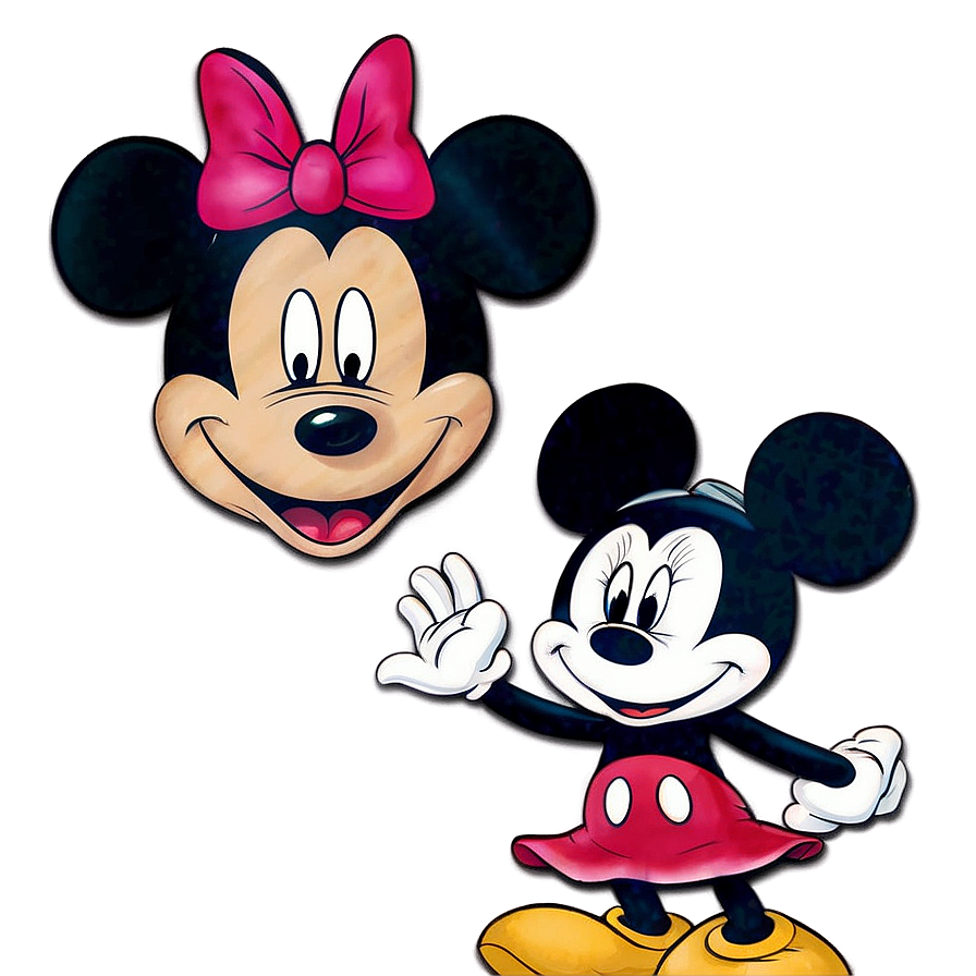 Mickey And Minnie In Paris Png Ygf96