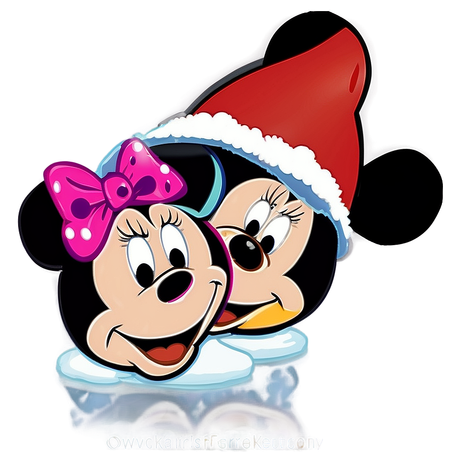 Mickey And Minnie On Ice Png Ogu