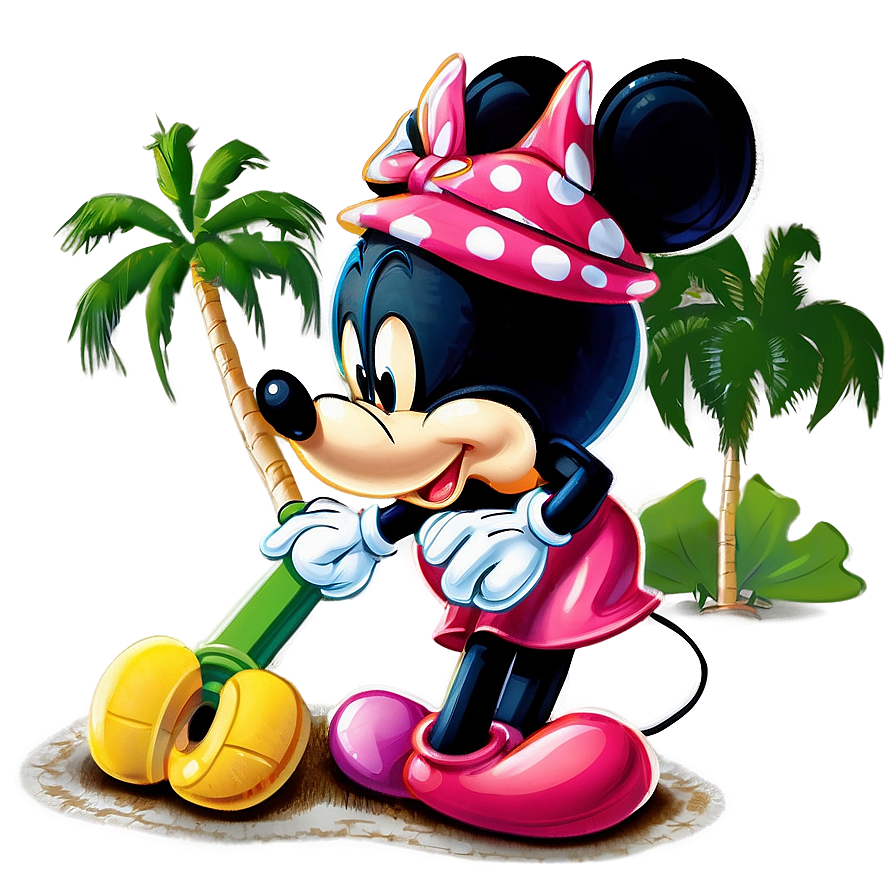 Mickey And Minnie On Vacation Png 79