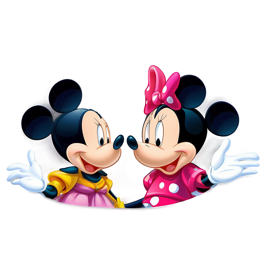 Mickey And Minnie Star Gazing Png 06122024