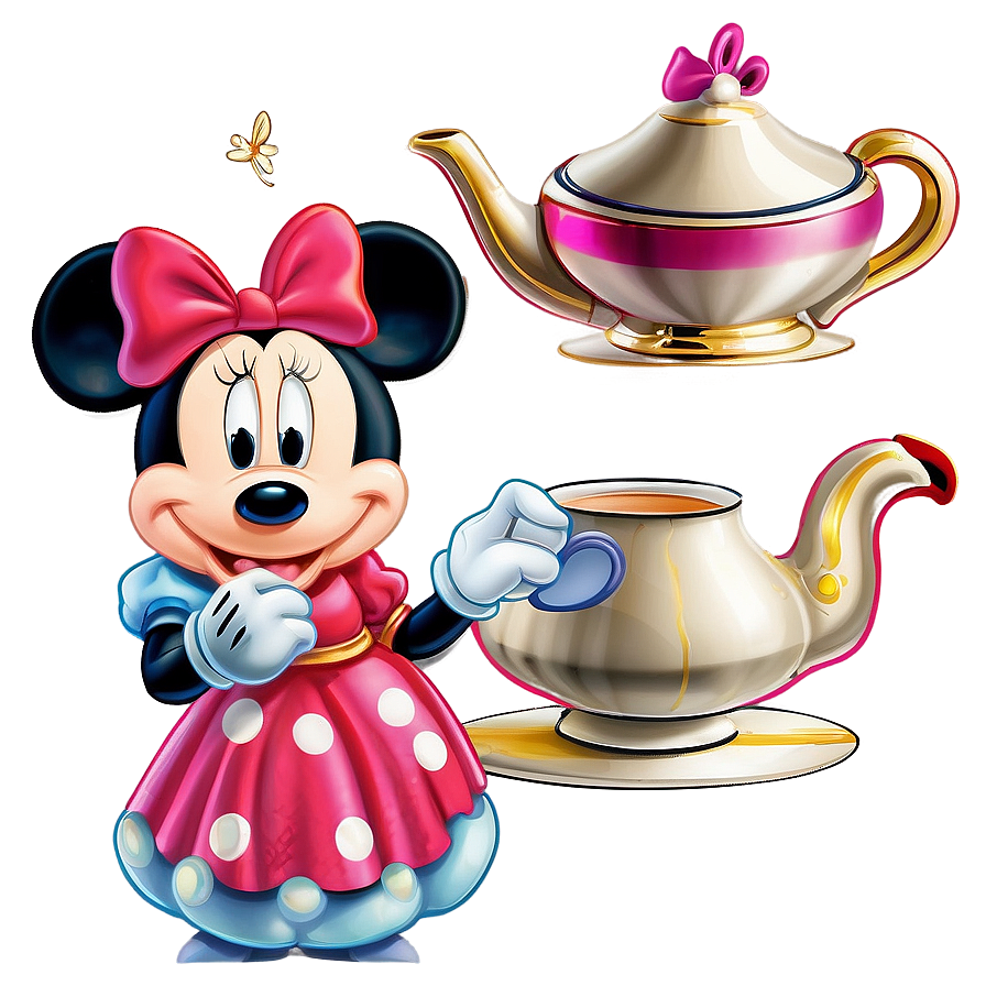 Mickey And Minnie Tea Party Png Qoe