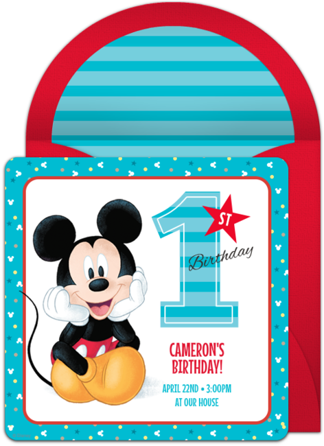 Mickey_ First_ Birthday_ Invitation