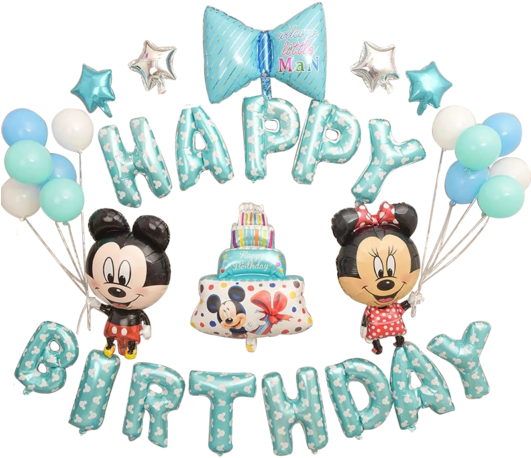 Mickey Minnie Birthday Balloons