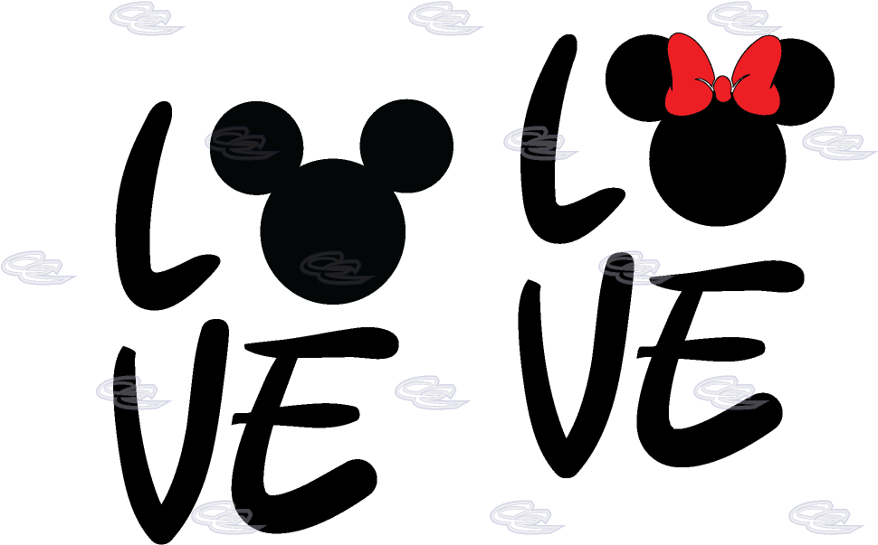 Mickey Minnie Love Graphic