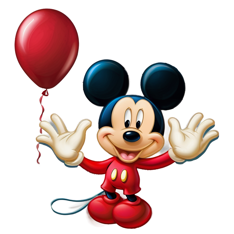 Mickey Mouse Balloon Design Png 19