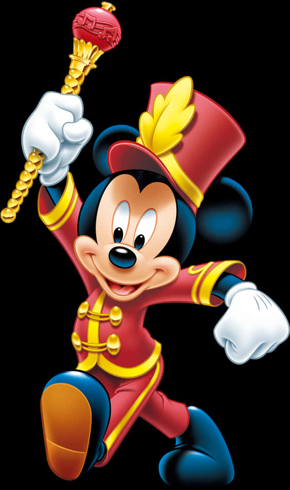 Mickey Mouse Bandmaster Illustration