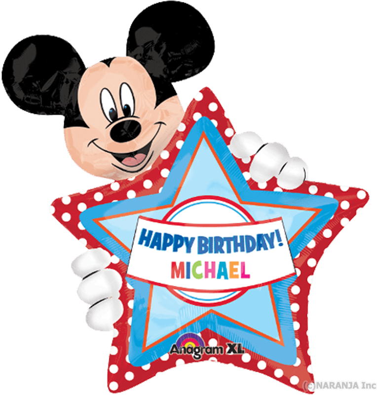 Mickey Mouse Birthday Balloon Celebration