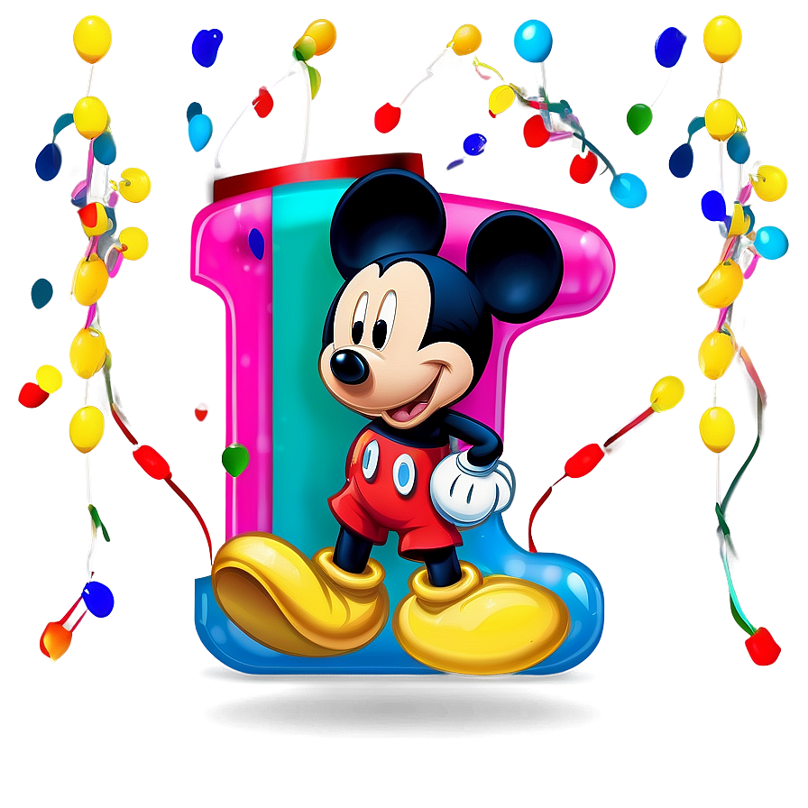 Mickey Mouse Birthday Party Png 96