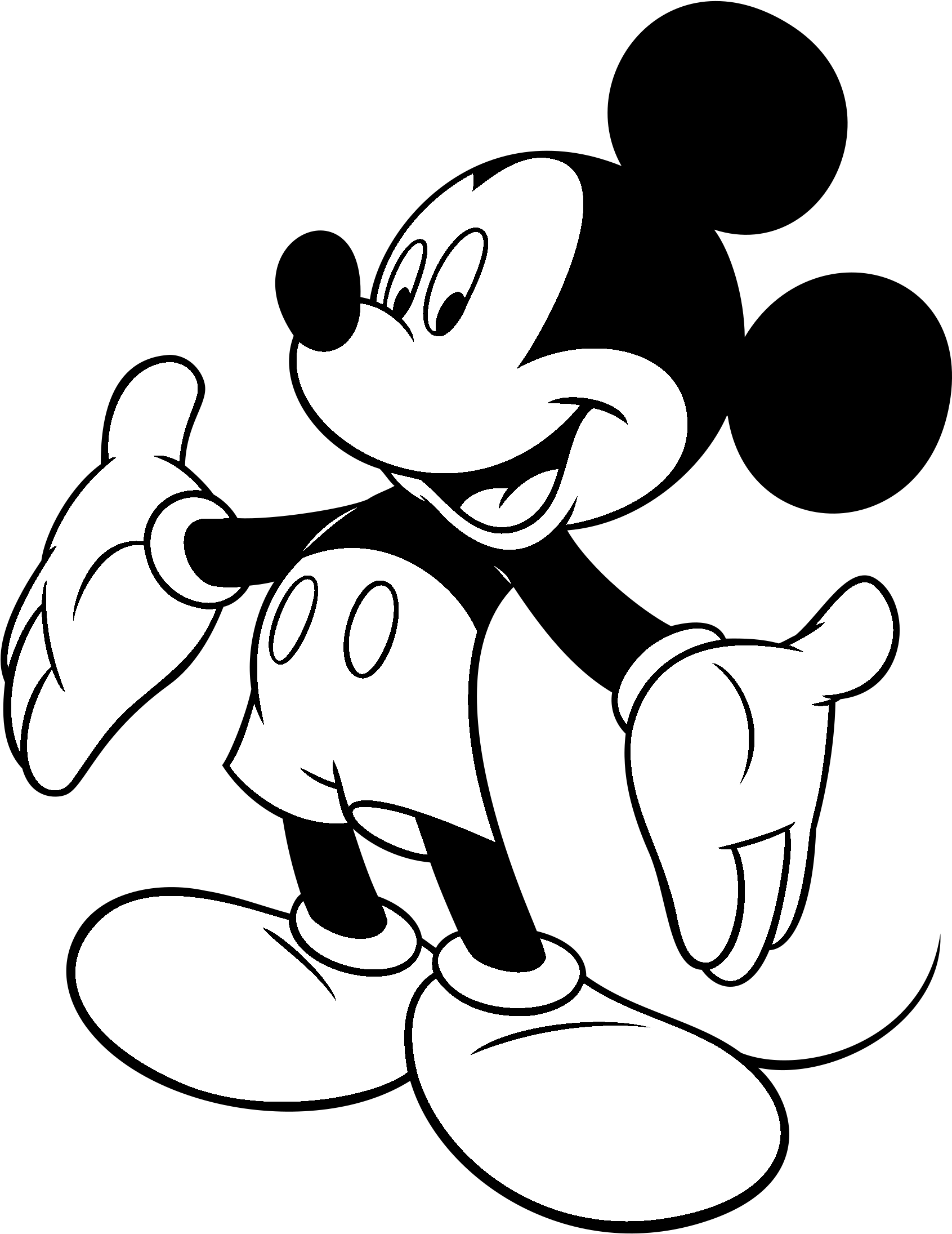 Mickey_ Mouse_ Classic_ Pose_ Vector