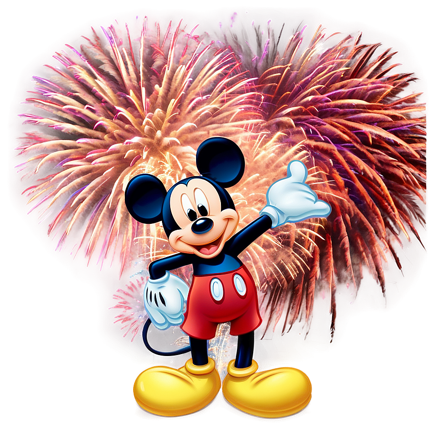 Mickey Mouse Fireworks Display Png 98