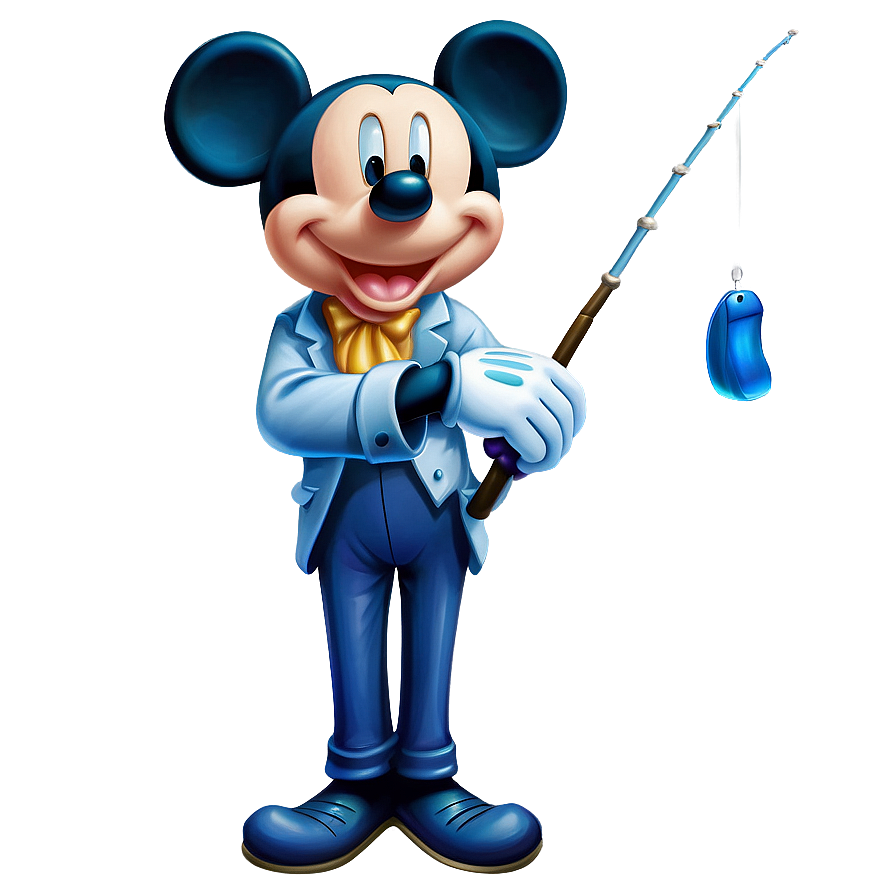 Mickey Mouse Fishing Day Png 05242024