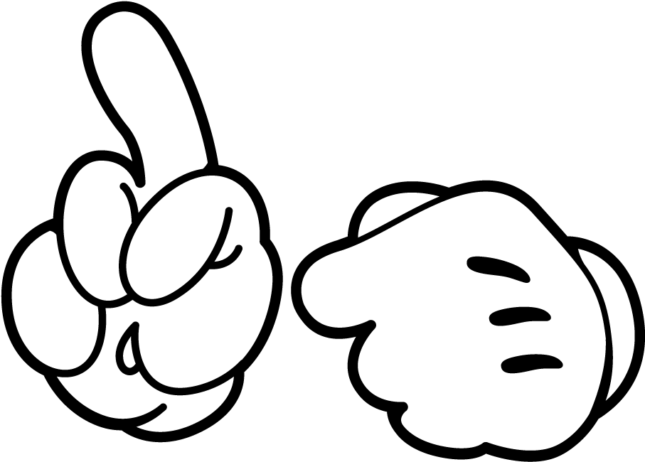 Mickey Mouse Hands Gesture