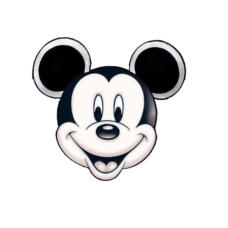 Mickey Mouse Head Silhouette Png 25