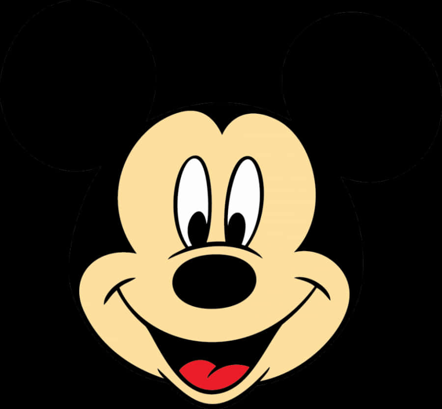 Mickey Mouse Iconic Face Smile