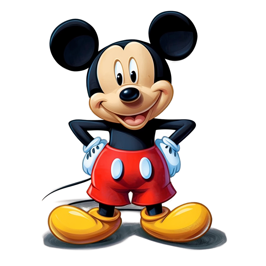 Mickey Mouse Outfit Illustration Png Aoh