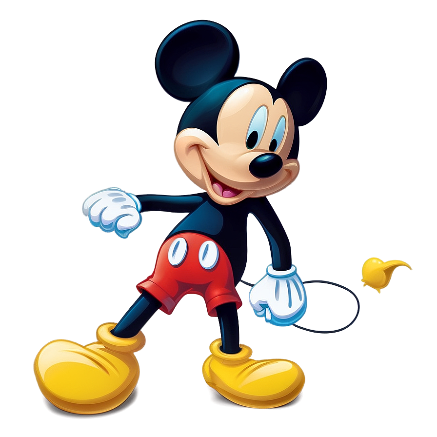 Mickey Mouse Pose Silhouette Png 06202024