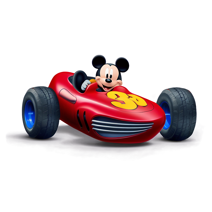 Mickey Mouse Roadster Racer Png Bng