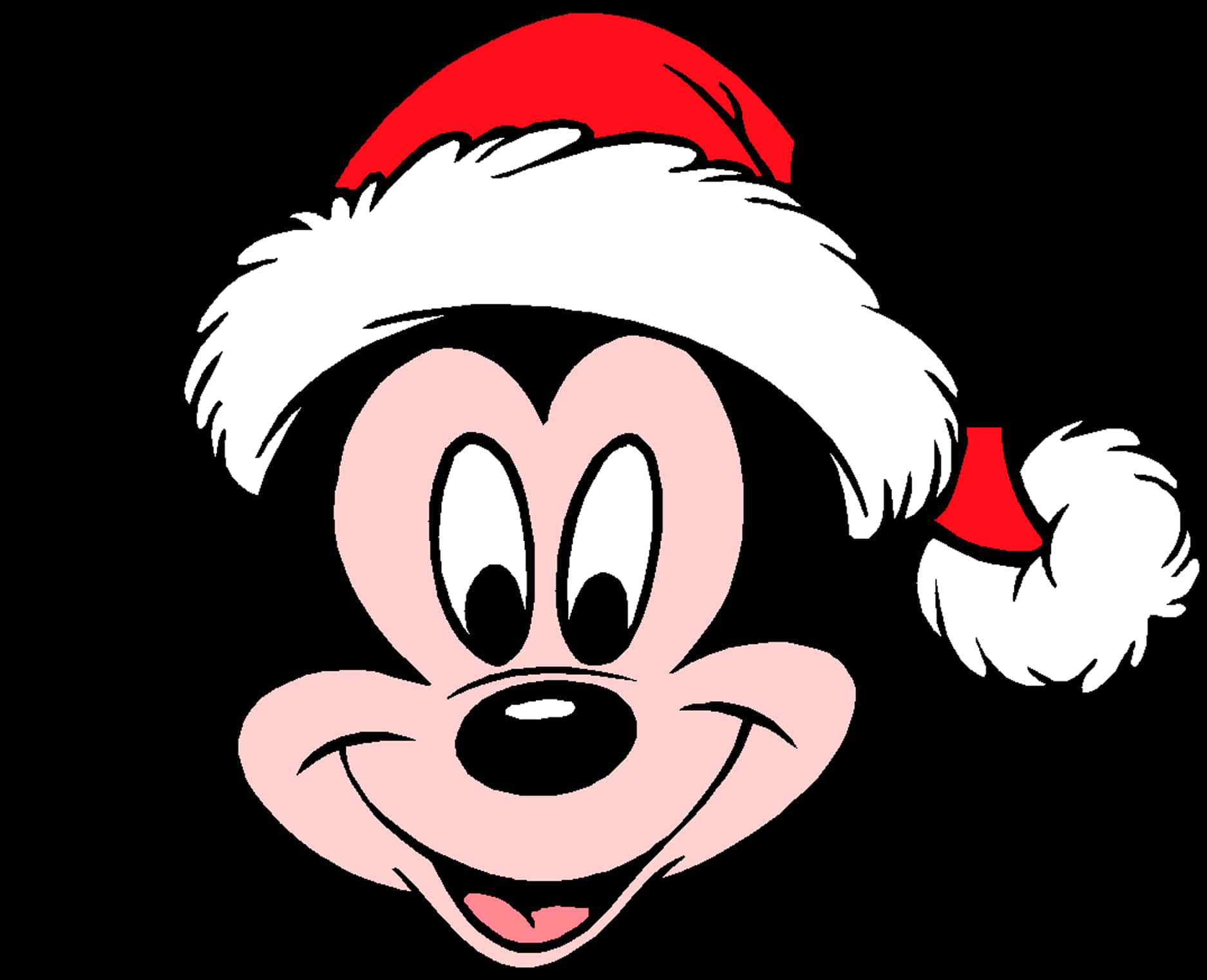 Mickey Mouse Santa Hat