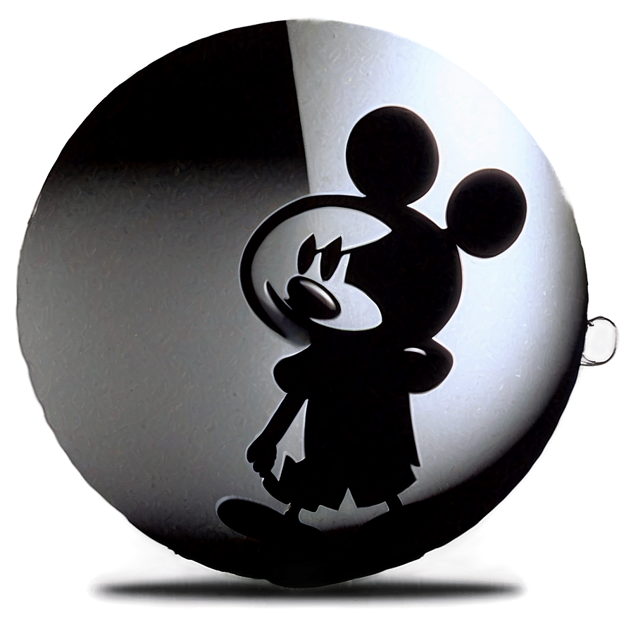 Mickey Mouse Shadow Portrait Png 38