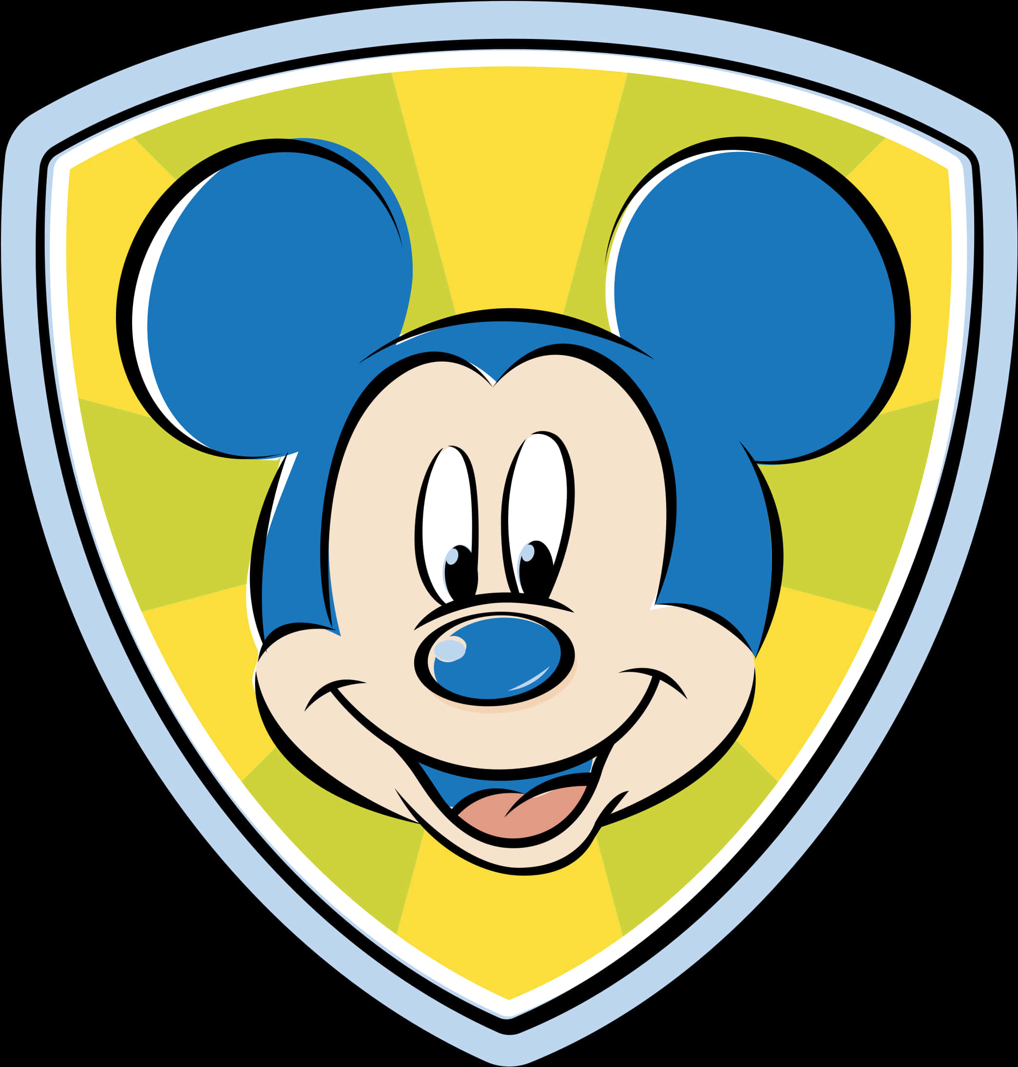 Mickey Mouse Shield Face Graphic