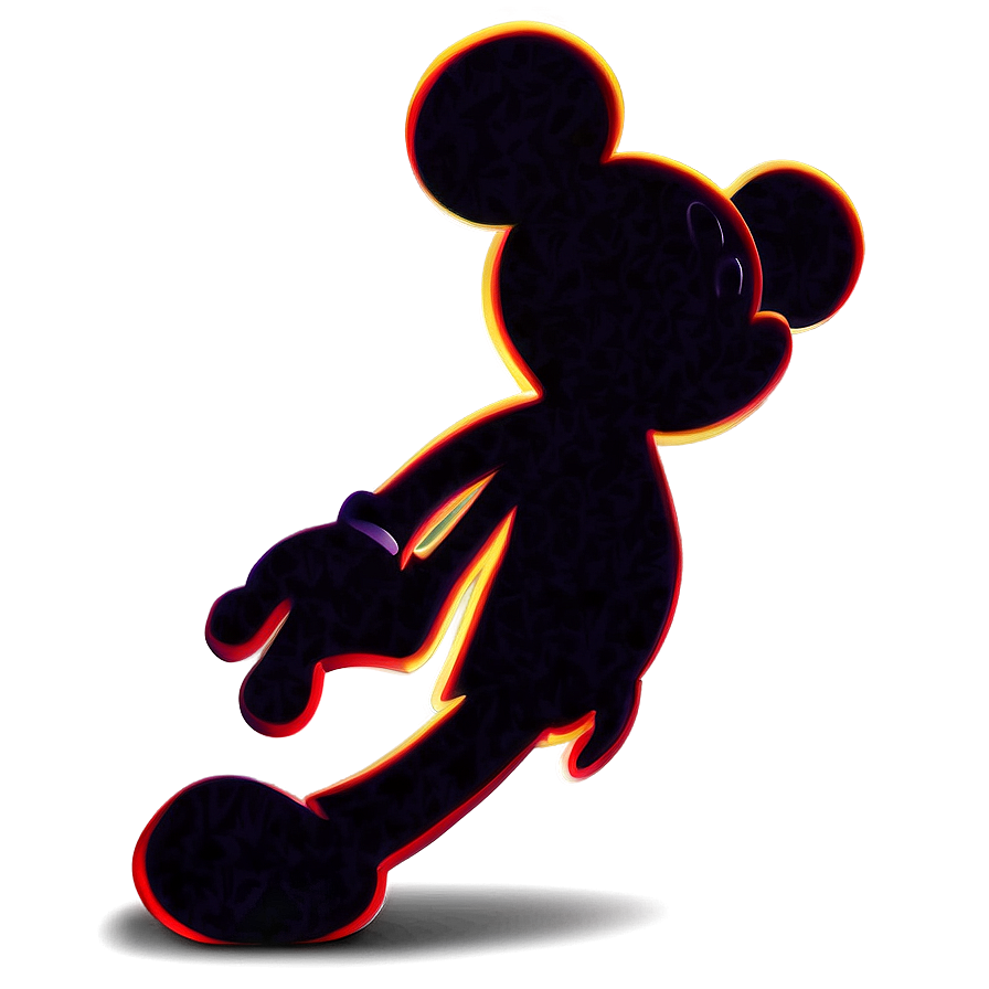 Mickey Mouse Silhouette Art Png Gko