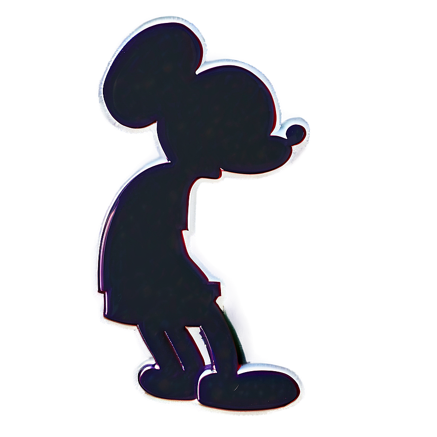 Mickey Mouse Silhouette Decoration Png 06202024