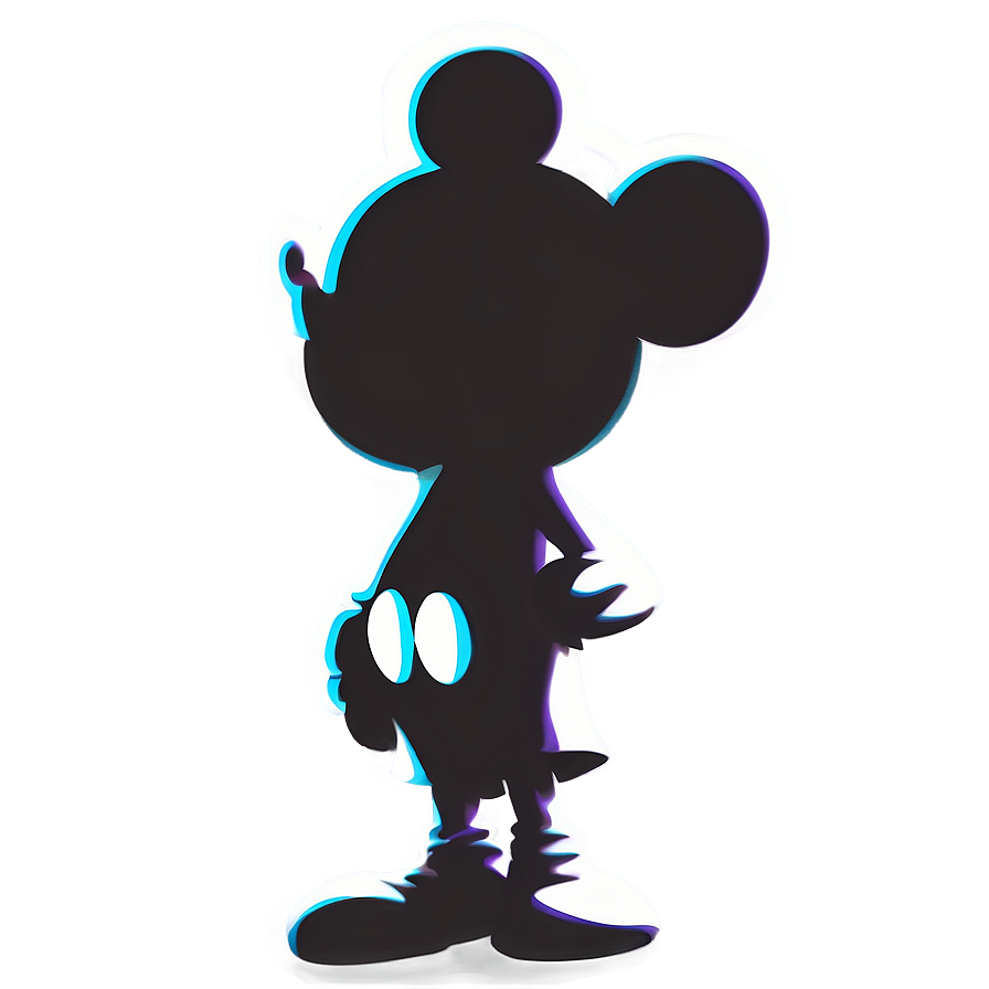 Mickey Mouse Silhouette Illustration Png Dto11