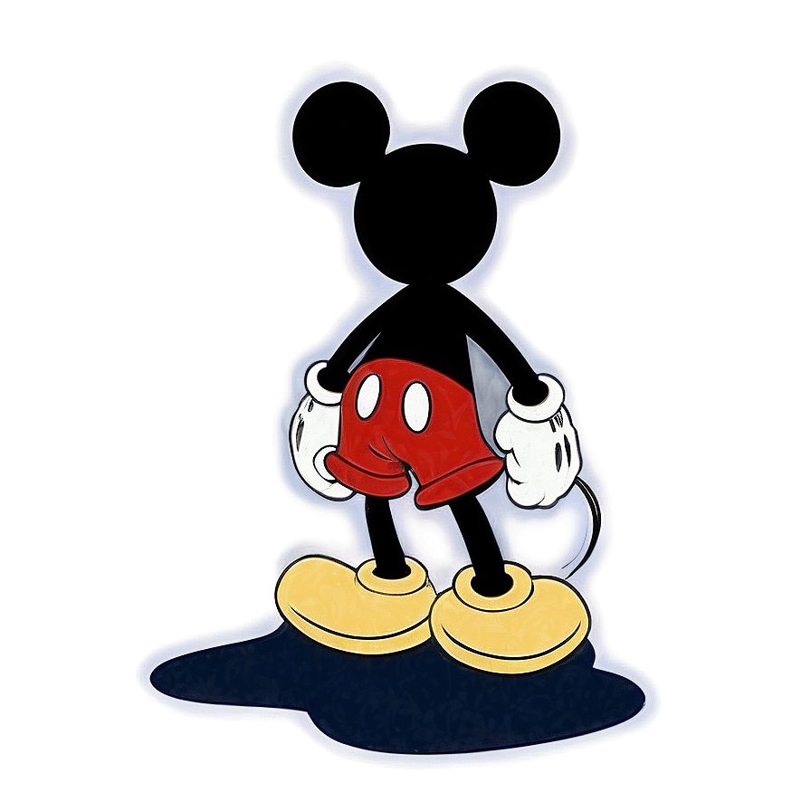 Mickey Mouse Silhouette Poster Png 10