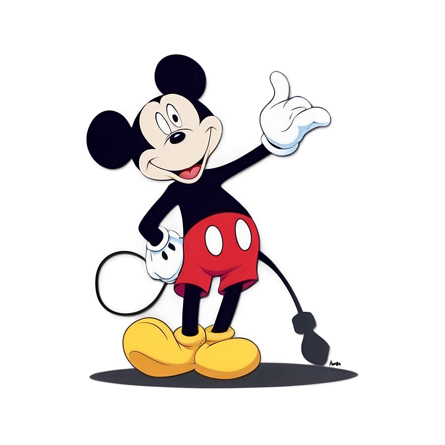 Mickey Mouse Silhouette Scene Png Hih