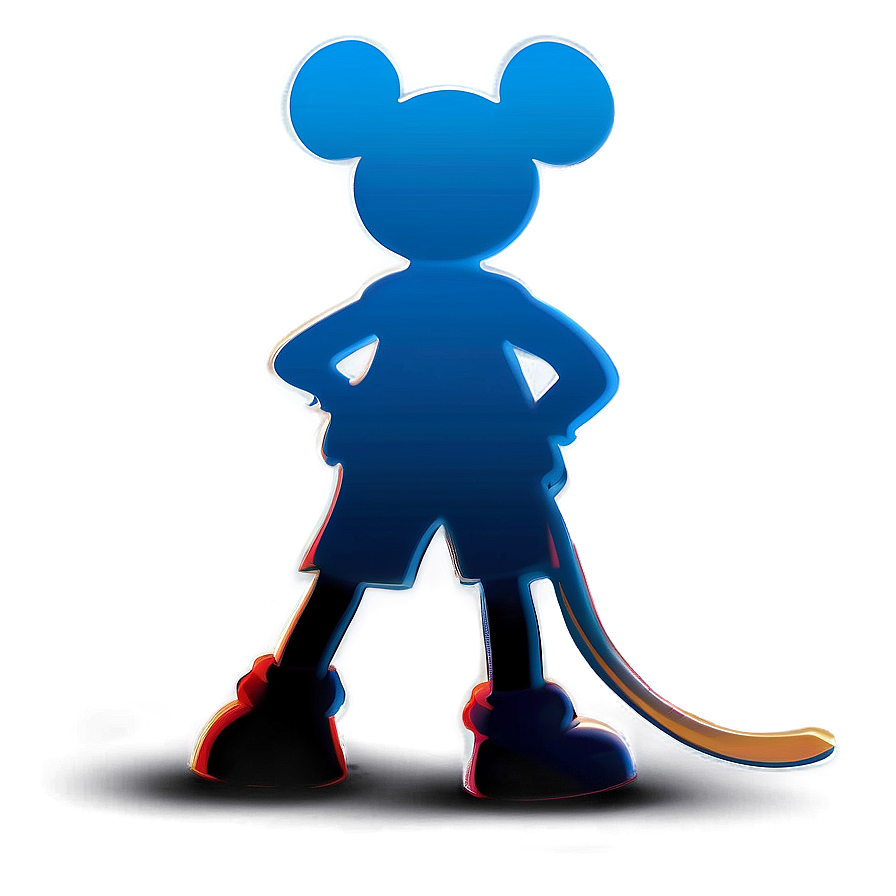 Mickey Mouse Silhouette Sketch Png 06202024