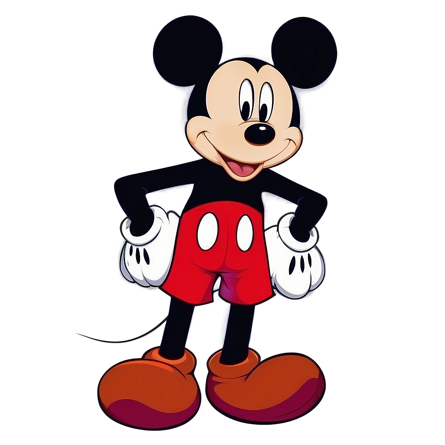 Mickey Mouse Silhouette Vector Png 06202024