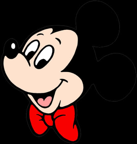 Mickey_ Mouse_ Smiling_ Face_ Vector