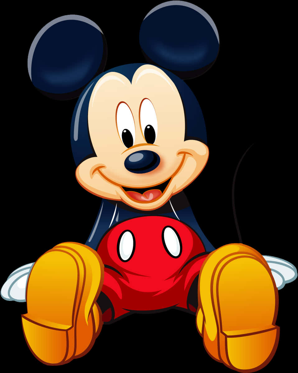 Mickey_ Mouse_ Smiling_ Vector