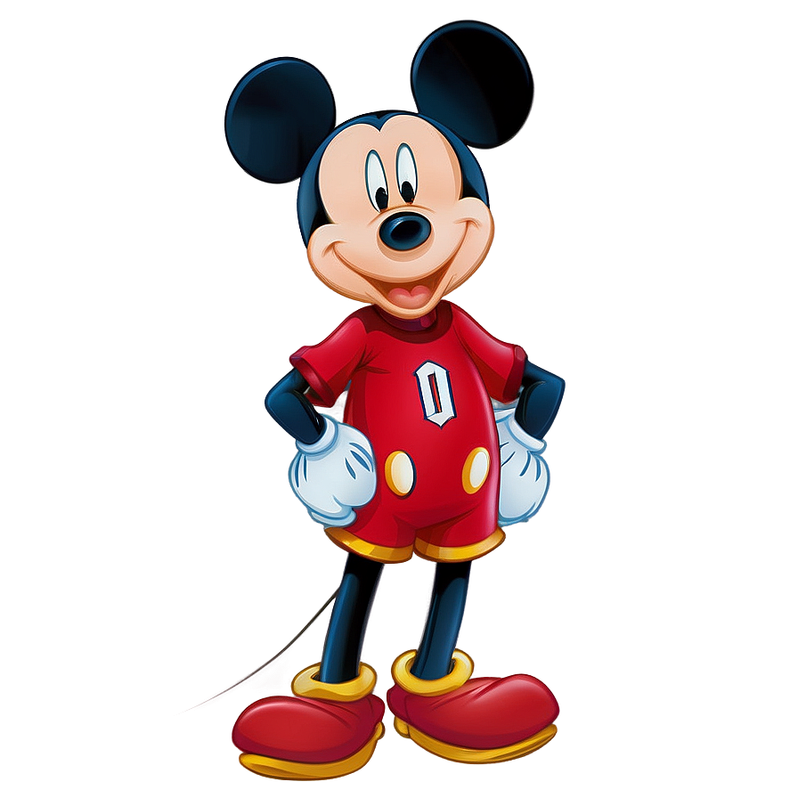 Mickey Mouse Sports Uniform Png 05032024