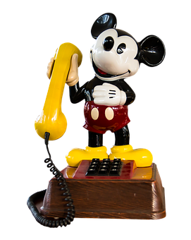 Mickey Mouse Telephone Vintage