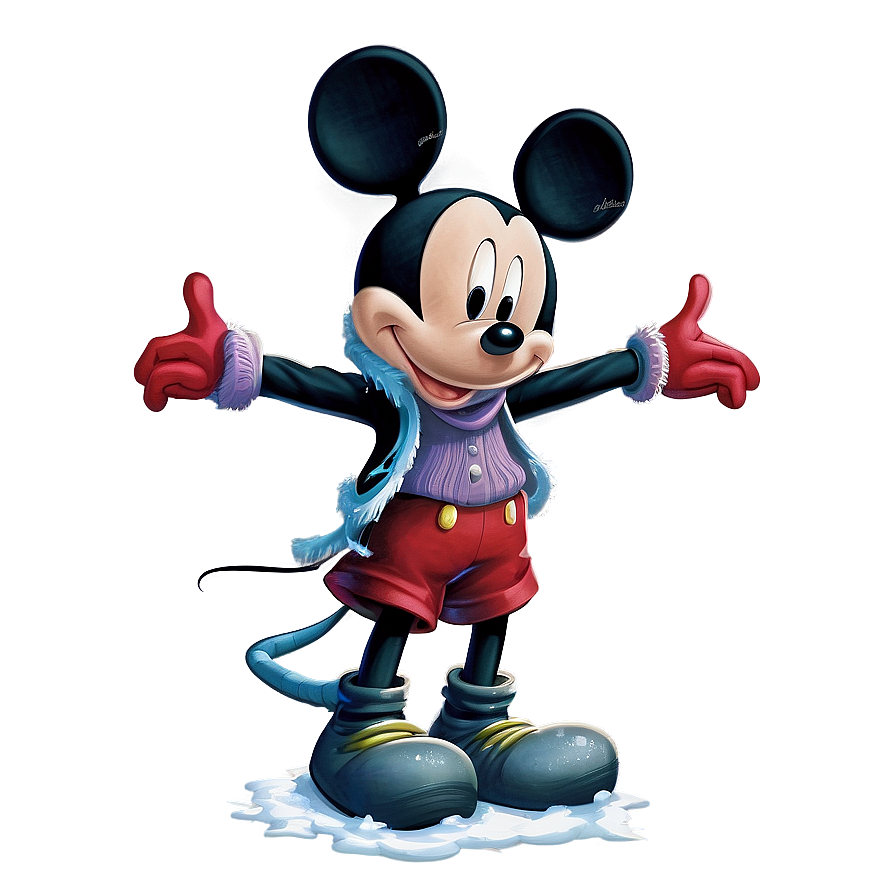 Mickey Mouse Winter Outfit Png Pwg67