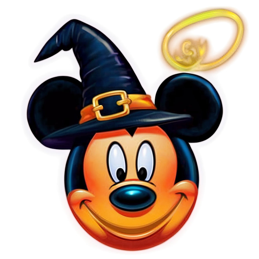 Mickey Mouse Witch Halloween Png Vtk