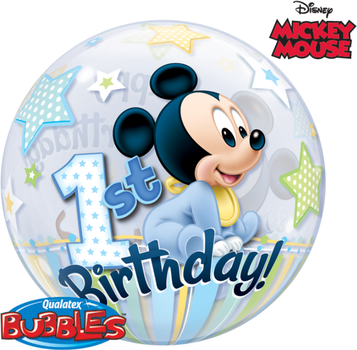 Mickey Mouse1st Birthday Balloon