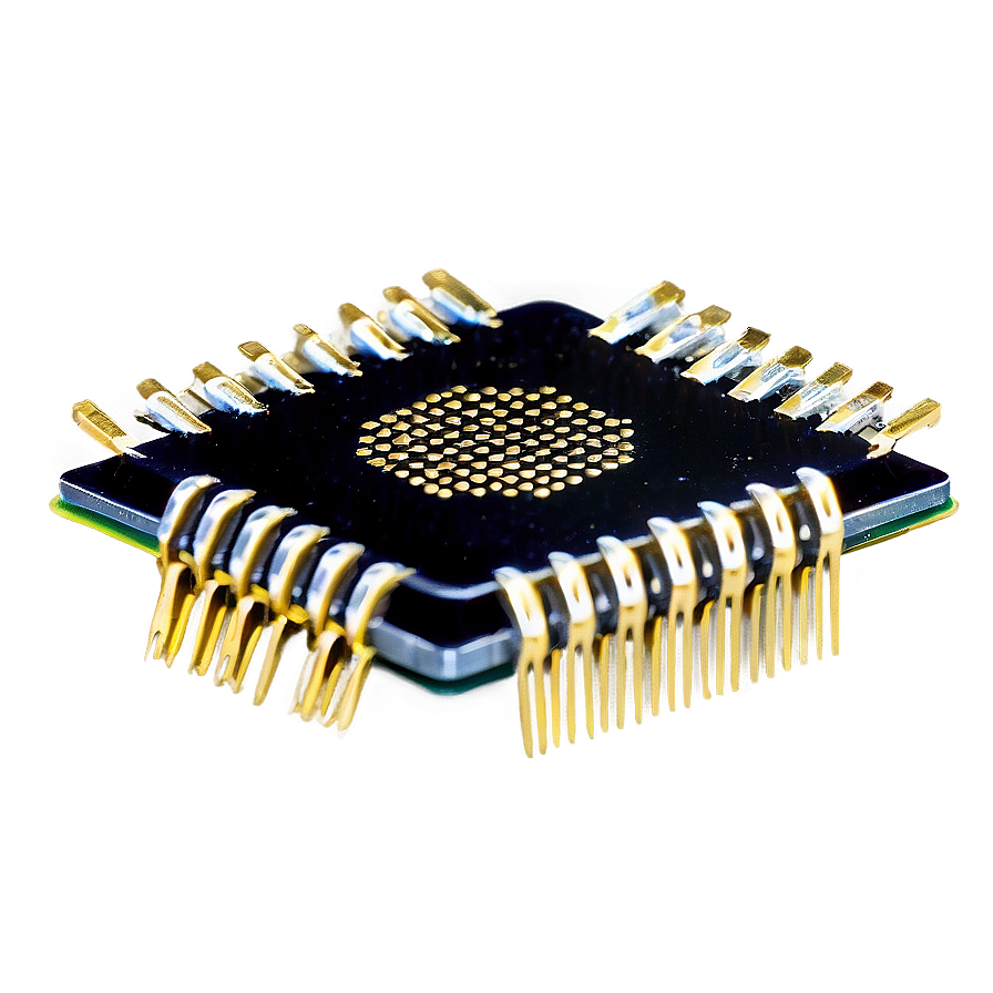 Microelectronics Chip Detail Png 18