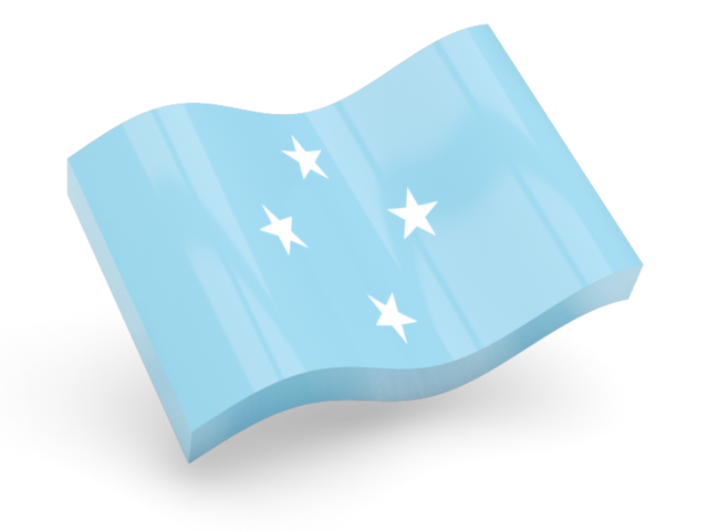 Micronesian Flag Illustration