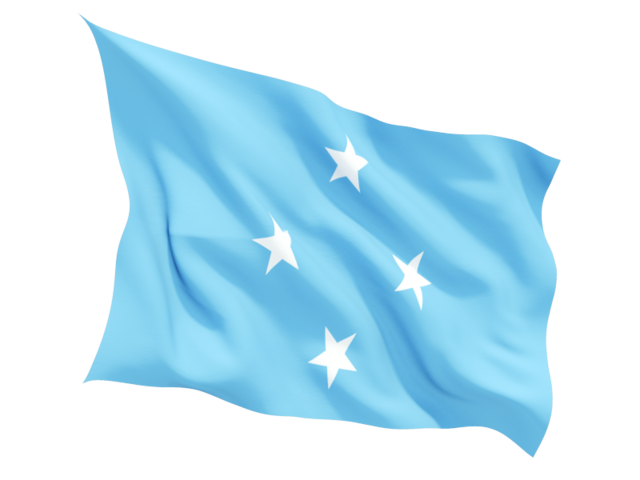 Micronesian Flag Waving