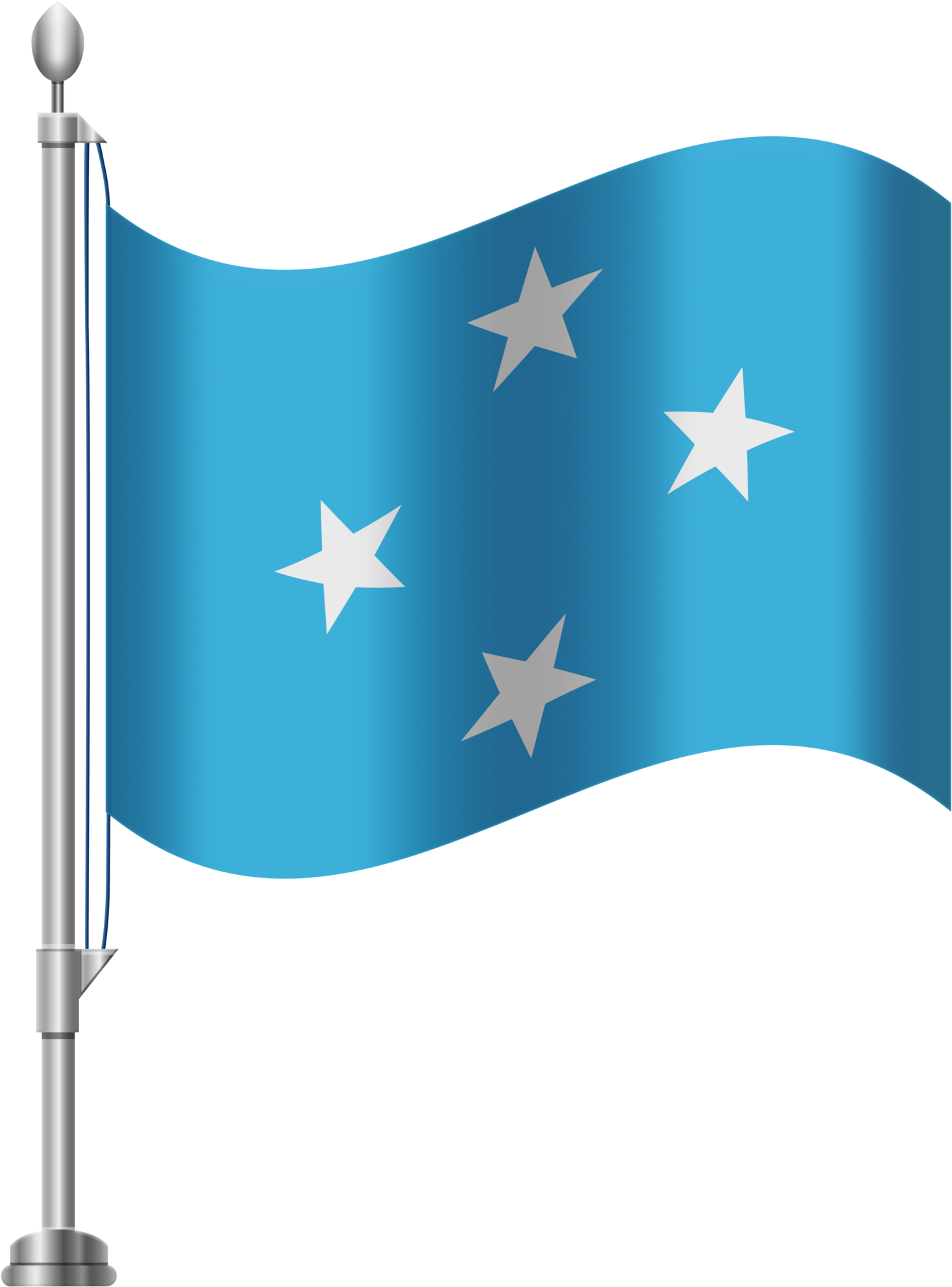 Micronesian Flag Waving